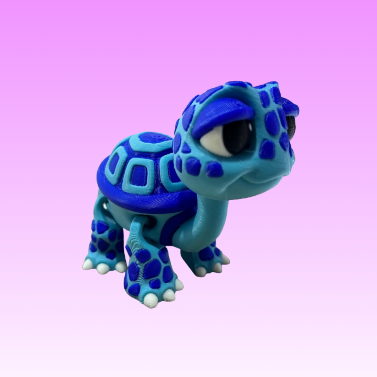 Cute Articulated Turtle – 3D Printed Desk Toy & Fidget Figure