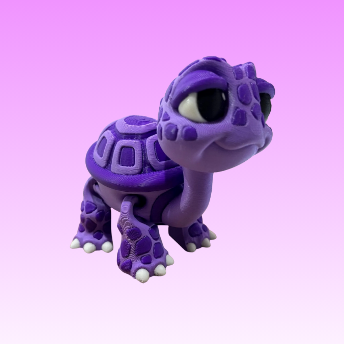 Cute Articulated Turtle – 3D Printed Desk Toy & Fidget Figure