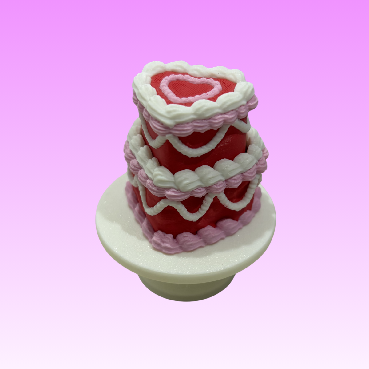 Vintage Heart Cake Fidget Clicker - Candy Carousel
