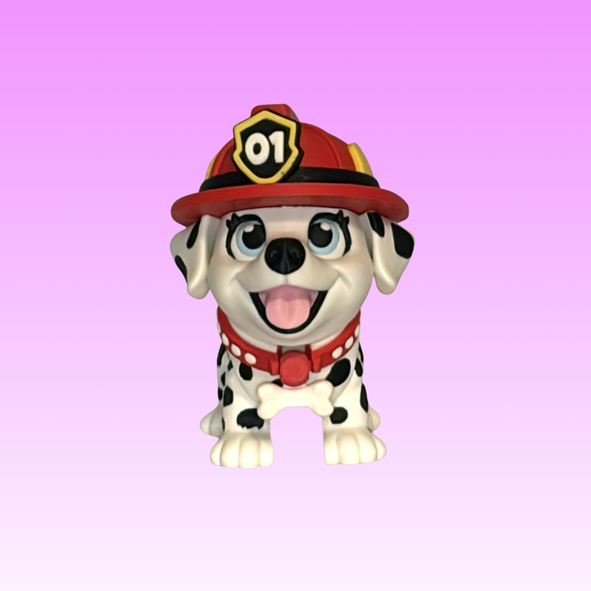 Fire Rescue Pup Mini Figure | Dalmatian Hero Collectible Toy