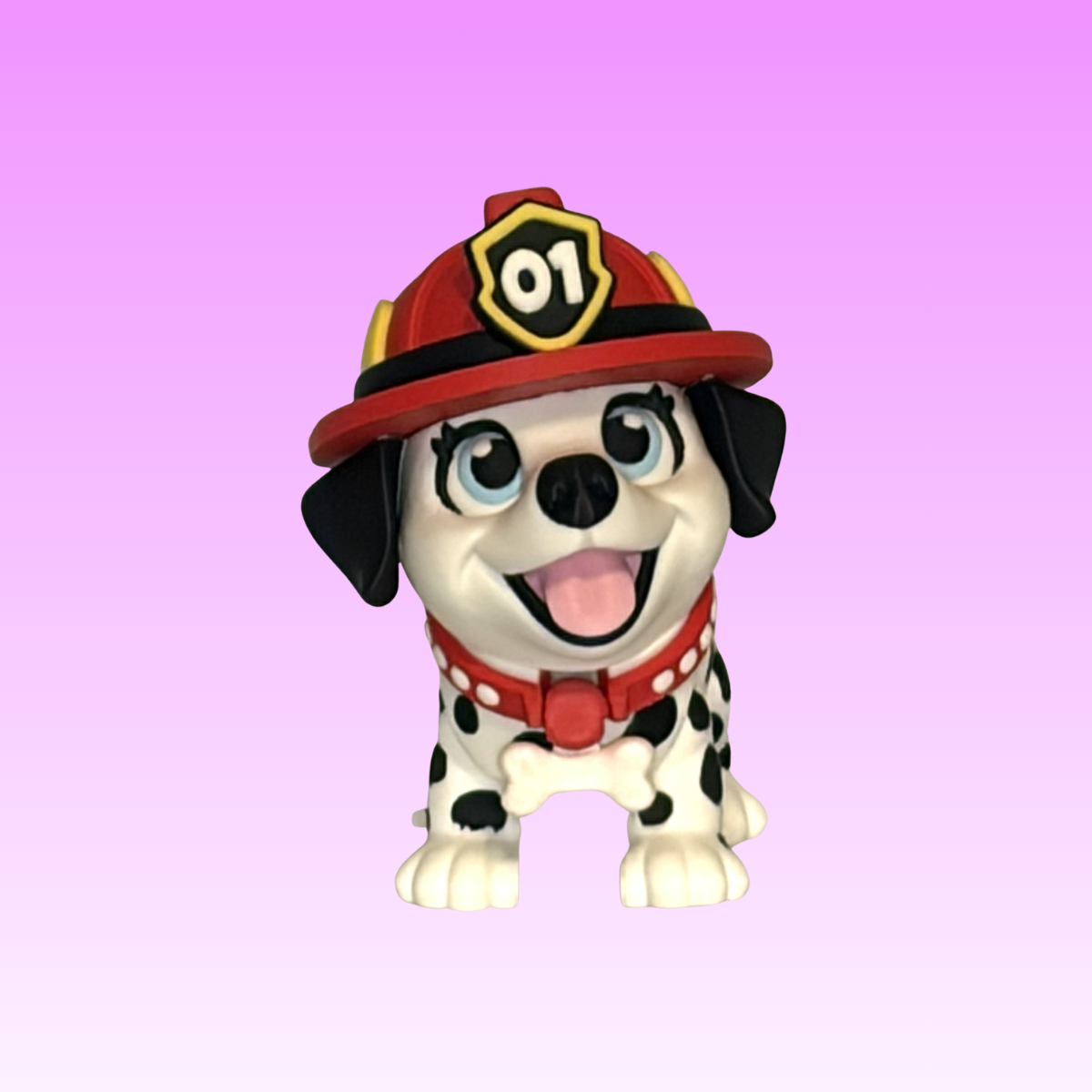 Fire Rescue Pup Mini Figure | Dalmatian Hero Collectible Toy