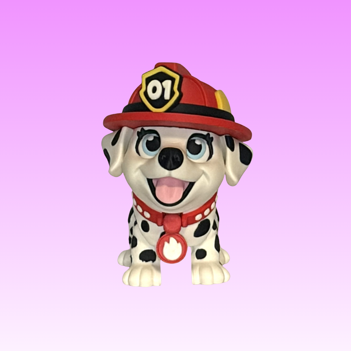 Fire Rescue Pup Mini Figure | Dalmatian Hero Collectible Toy