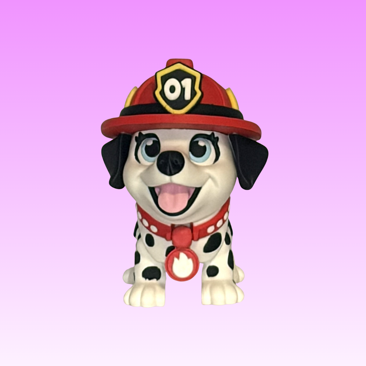 Fire Rescue Pup Mini Figure | Dalmatian Hero Collectible Toy