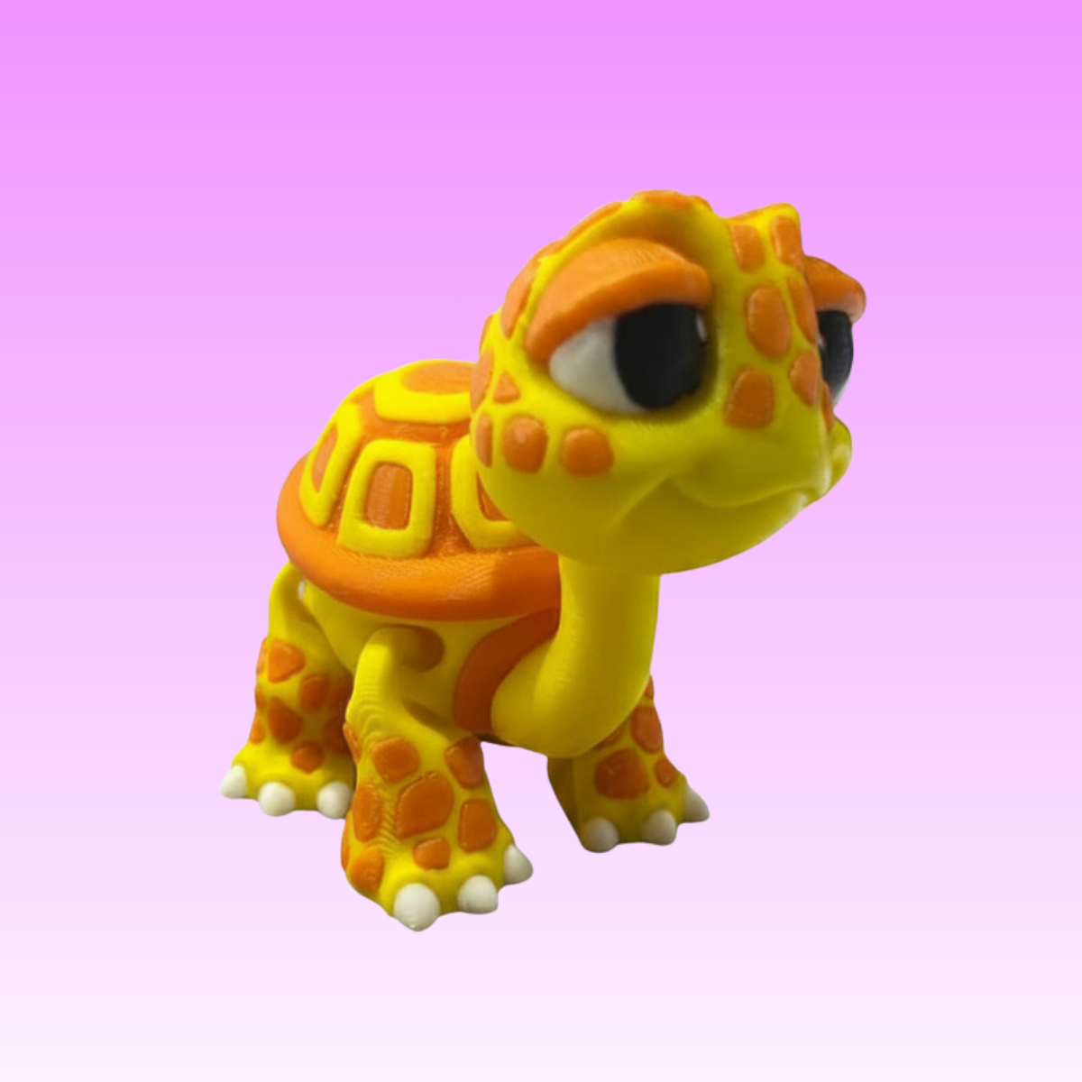 Cute Articulated Turtle – 3D Printed Desk Toy & Fidget Figure