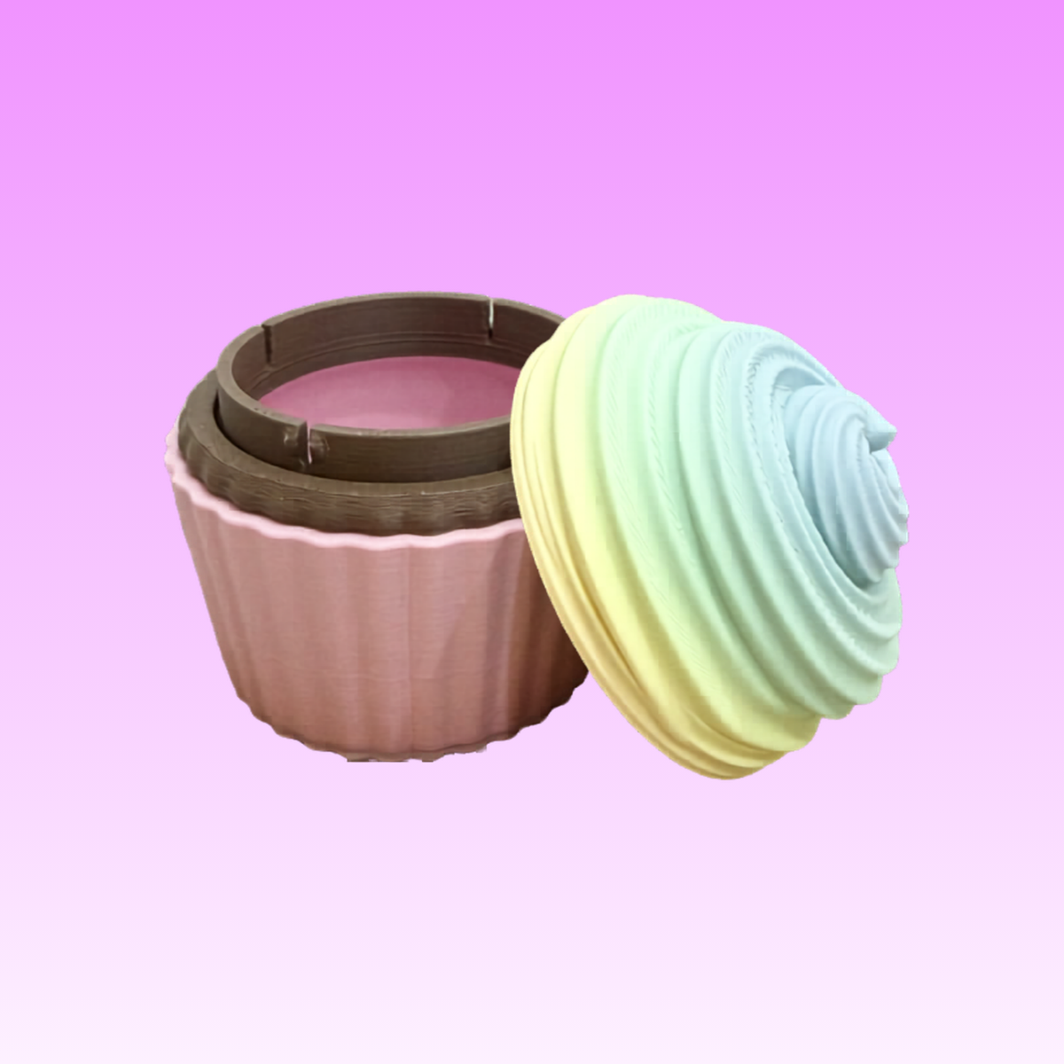3D Printed Cupcake Containers